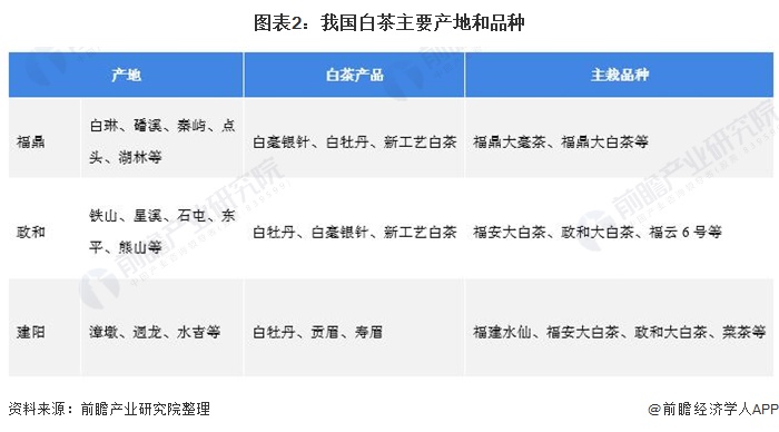 状及发展前景分析 福建地区白茶产量占比超六成AG真人国际2021年中国白茶行业市场供需现(图2)